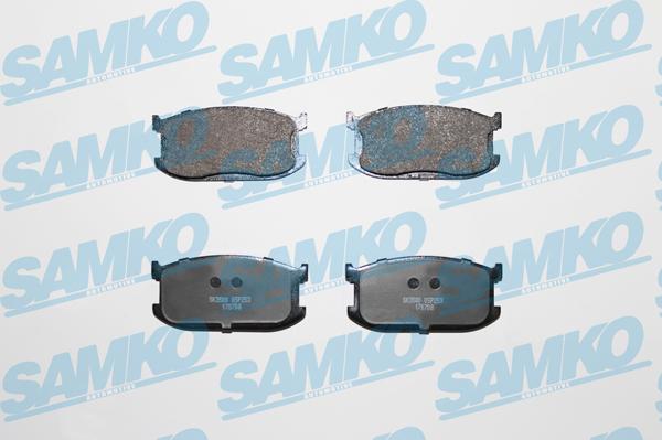 Samko 5SP253 - Комплект спирачно феродо, дискови спирачки vvparts.bg