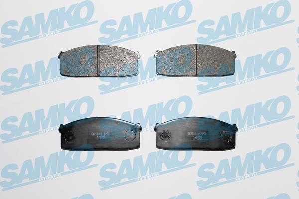 Samko 5SP252 - Комплект спирачно феродо, дискови спирачки vvparts.bg