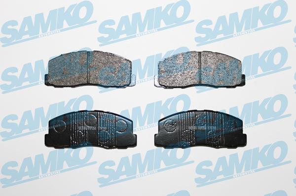 Samko 5SP260 - Комплект спирачно феродо, дискови спирачки vvparts.bg