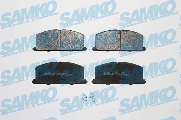 Samko 5SP268 - Комплект спирачно феродо, дискови спирачки vvparts.bg