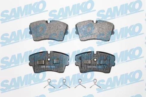 Samko 5SP262 - Комплект спирачно феродо, дискови спирачки vvparts.bg
