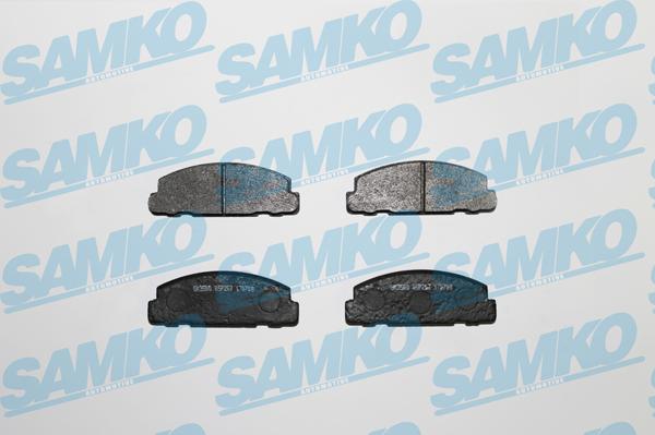 Samko 5SP267 - Комплект спирачно феродо, дискови спирачки vvparts.bg