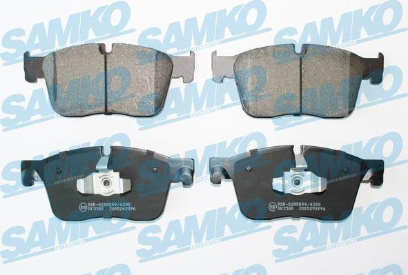 Samko 5SP2096 - Комплект спирачно феродо, дискови спирачки vvparts.bg