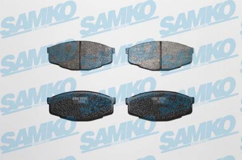 Samko 5SP200 - Комплект спирачно феродо, дискови спирачки vvparts.bg