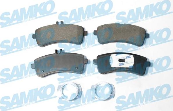 Samko 5SP2081 - Комплект спирачно феродо, дискови спирачки vvparts.bg