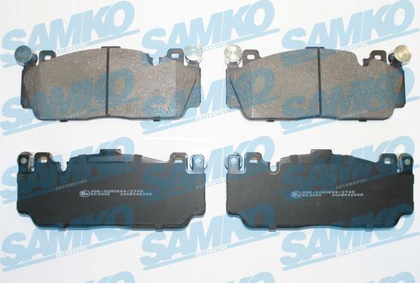 Samko 5SP2088 - Комплект спирачно феродо, дискови спирачки vvparts.bg