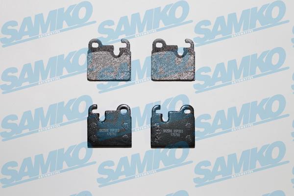 Samko 5SP203 - Комплект спирачно феродо, дискови спирачки vvparts.bg