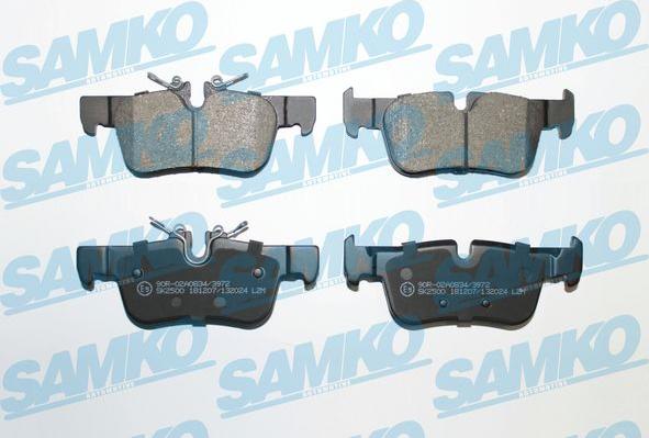 Samko 5SP2024 - Комплект спирачно феродо, дискови спирачки vvparts.bg
