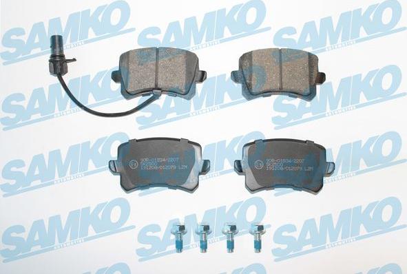 Samko 5SP2079 - Комплект спирачно феродо, дискови спирачки vvparts.bg