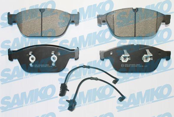 Samko 5SP2140A - Комплект спирачно феродо, дискови спирачки vvparts.bg