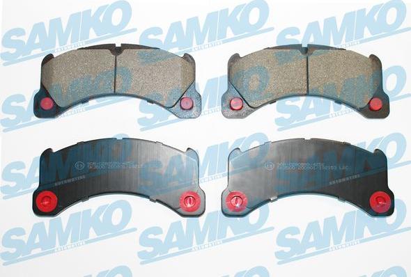 Samko 5SP2153 - Комплект спирачно феродо, дискови спирачки vvparts.bg