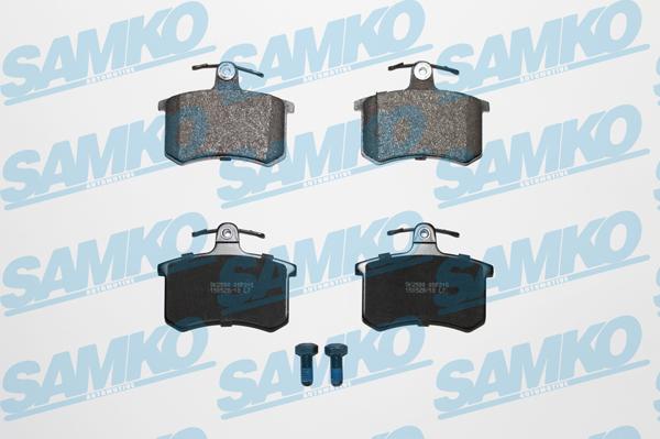 Samko 5SP215 - Комплект спирачно феродо, дискови спирачки vvparts.bg