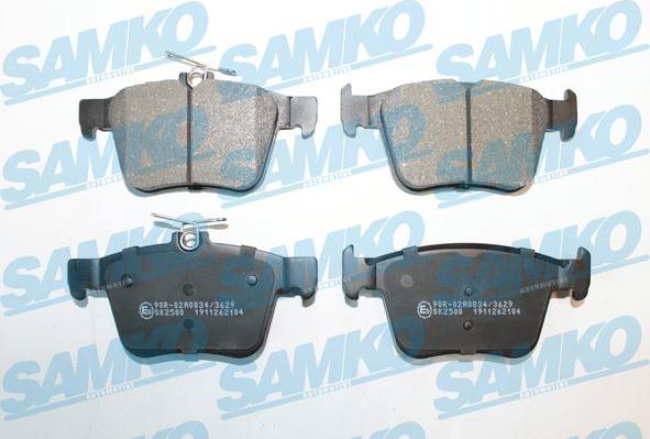 Samko 5SP2104 - Комплект спирачно феродо, дискови спирачки vvparts.bg