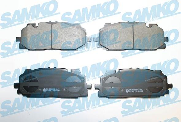 Samko 5SP2102 - Комплект спирачно феродо, дискови спирачки vvparts.bg