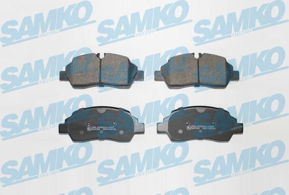 Samko 5SP2130 - Комплект спирачно феродо, дискови спирачки vvparts.bg