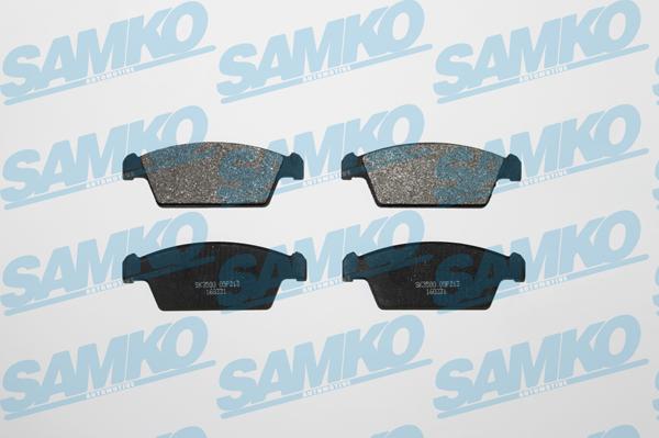 Samko 5SP213 - Комплект спирачно феродо, дискови спирачки vvparts.bg