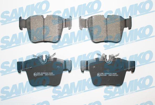 Samko 5SP2121 - Комплект спирачно феродо, дискови спирачки vvparts.bg