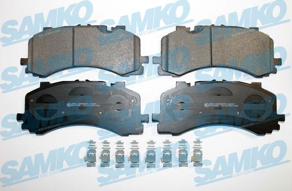 Samko 5SP2170K - Комплект спирачно феродо, дискови спирачки vvparts.bg