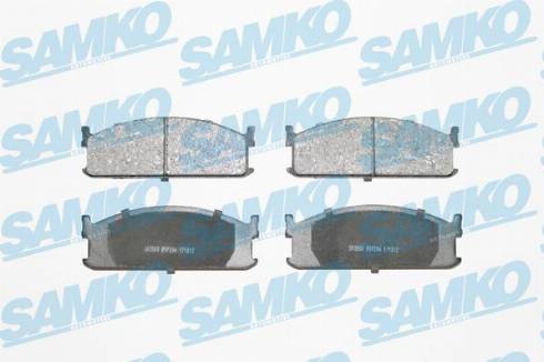 Samko 5SP284 - Комплект спирачно феродо, дискови спирачки vvparts.bg