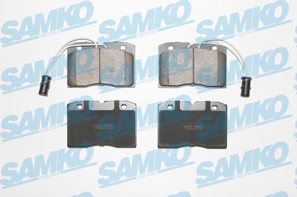 Samko 5SP281 - Комплект спирачно феродо, дискови спирачки vvparts.bg
