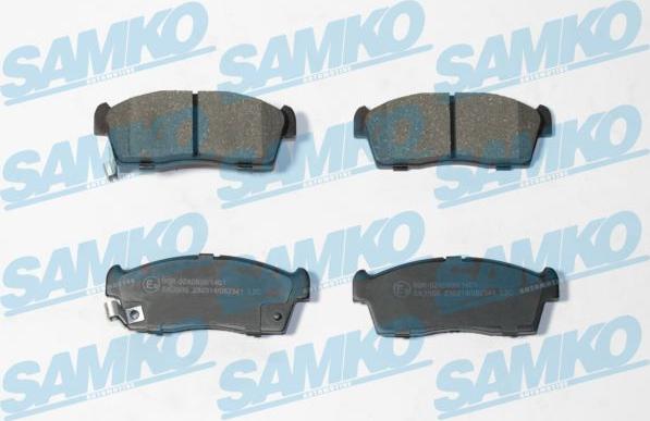 Samko 5SP2341 - Комплект спирачно феродо, дискови спирачки vvparts.bg