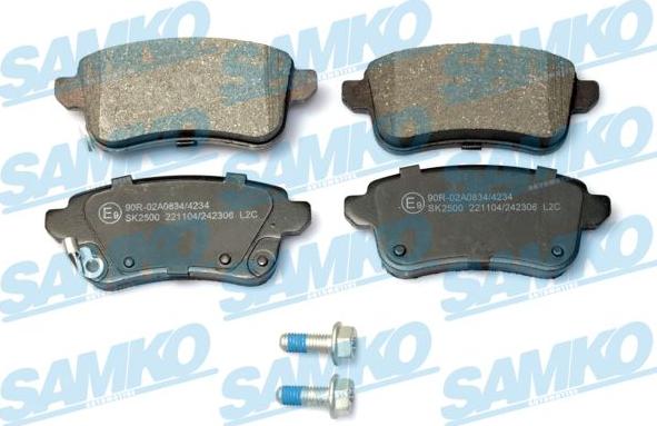 Samko 5SP2306 - Комплект спирачно феродо, дискови спирачки vvparts.bg