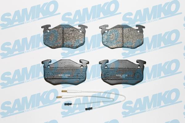 Samko 5SP230 - Комплект спирачно феродо, дискови спирачки vvparts.bg