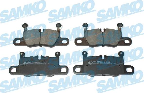 Samko 5SP2316 - Комплект спирачно феродо, дискови спирачки vvparts.bg