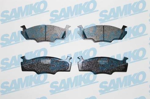 Samko 5SP226 - Комплект спирачно феродо, дискови спирачки vvparts.bg