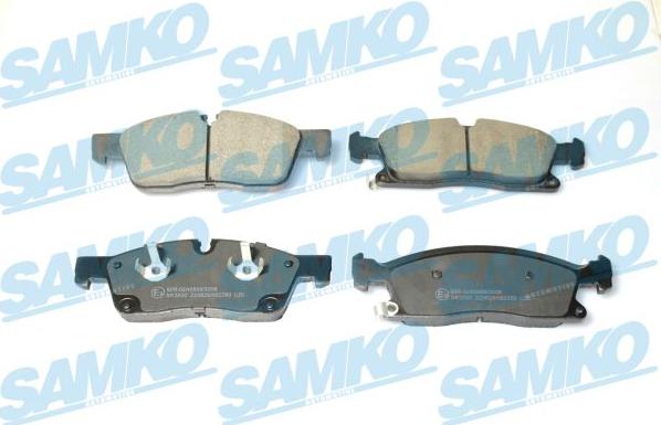 Samko 5SP2280 - Комплект спирачно феродо, дискови спирачки vvparts.bg