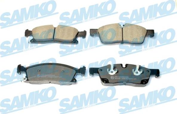 Samko 5SP2272 - Комплект спирачно феродо, дискови спирачки vvparts.bg