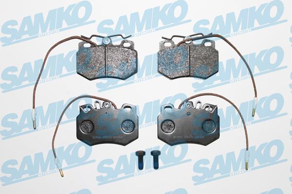 Samko 5SP274 - Комплект спирачно феродо, дискови спирачки vvparts.bg