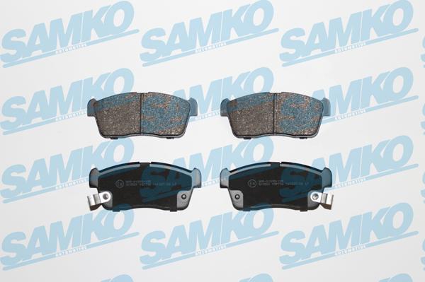 Samko 5SP796 - Комплект спирачно феродо, дискови спирачки vvparts.bg
