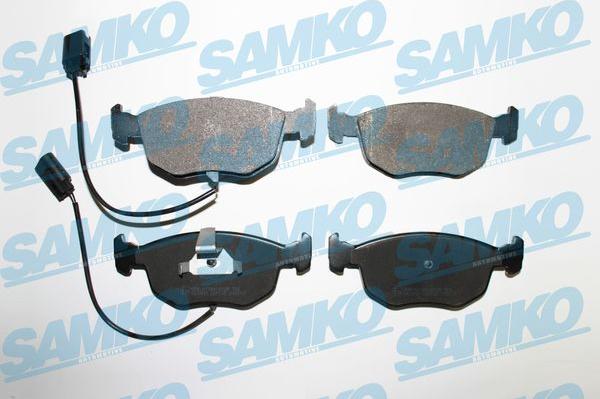 Samko 5SP745 - Комплект спирачно феродо, дискови спирачки vvparts.bg