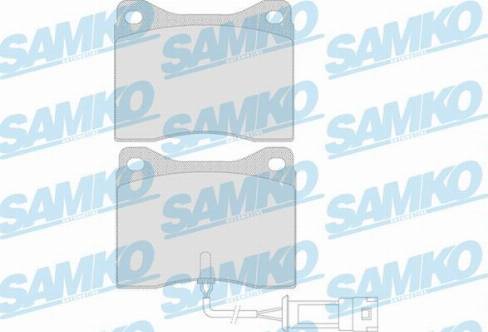 Samko 5SP743 - Комплект спирачно феродо, дискови спирачки vvparts.bg