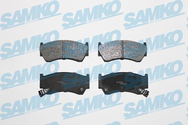 Samko 5SP759 - Комплект спирачно феродо, дискови спирачки vvparts.bg