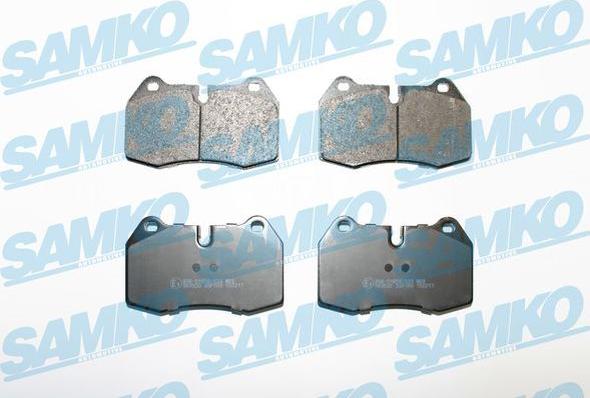 Samko 5SP769 - Комплект спирачно феродо, дискови спирачки vvparts.bg
