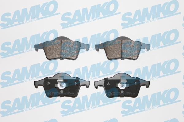 Samko 5SP705 - Комплект спирачно феродо, дискови спирачки vvparts.bg