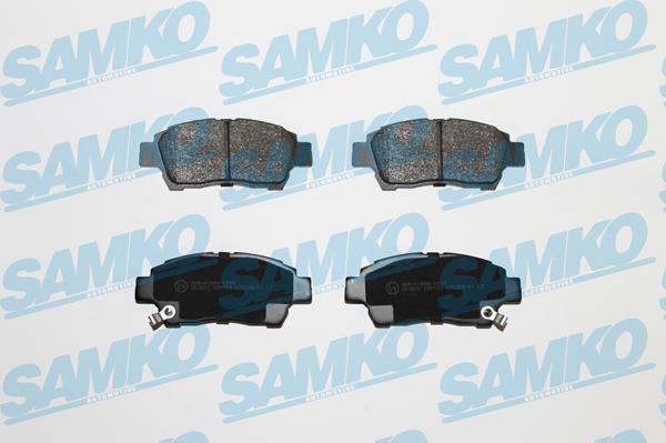 Samko 5SP700 - Комплект спирачно феродо, дискови спирачки vvparts.bg