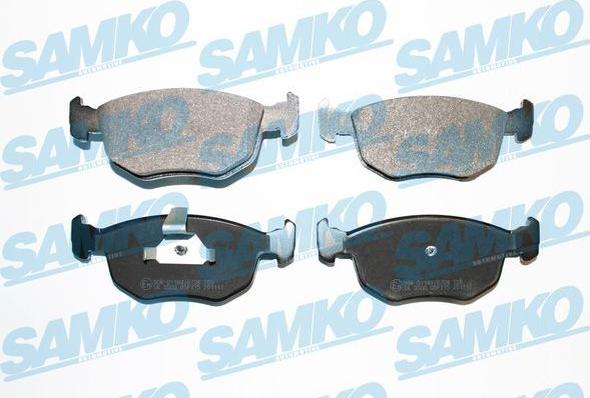 Samko 5SP715 - Комплект спирачно феродо, дискови спирачки vvparts.bg