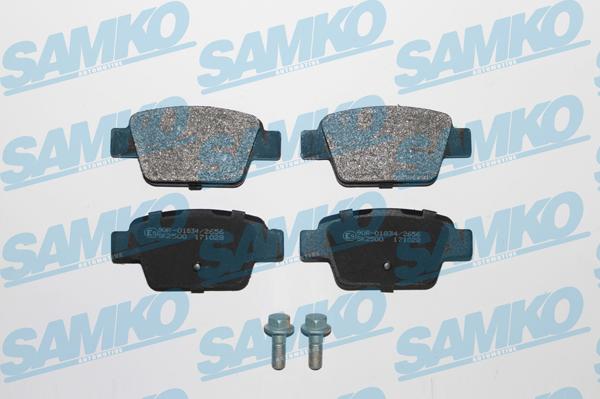 Samko 5SP780 - Комплект спирачно феродо, дискови спирачки vvparts.bg