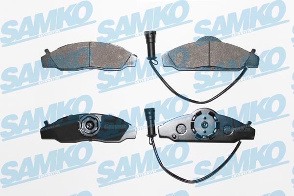 Samko 5SP721 - Комплект спирачно феродо, дискови спирачки vvparts.bg