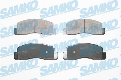 Samko 5SP723 - Комплект спирачно феродо, дискови спирачки vvparts.bg