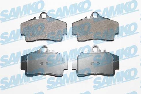 Samko 5SP727 - Комплект спирачно феродо, дискови спирачки vvparts.bg