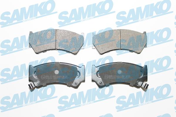 Samko 5SP778 - Комплект спирачно феродо, дискови спирачки vvparts.bg