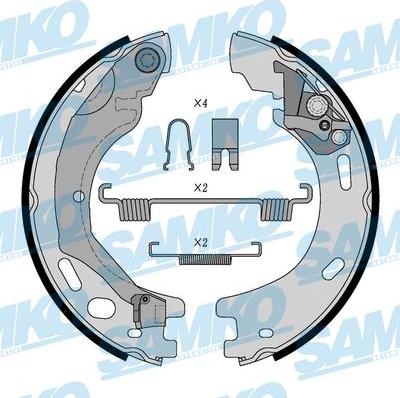 Samko 89570 - Комплект спирачна челюст vvparts.bg