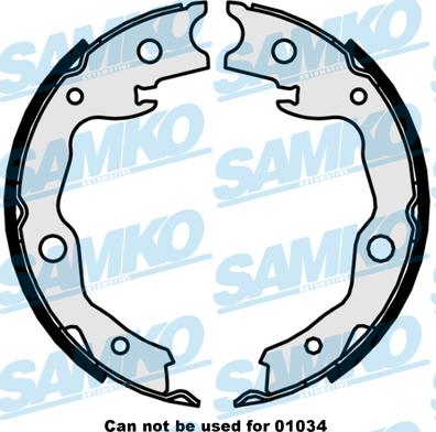 Samko 89870 - Комплект спирачна челюст vvparts.bg