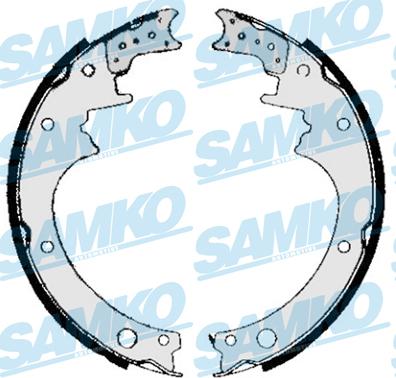 Samko 85200 - Комплект спирачна челюст vvparts.bg