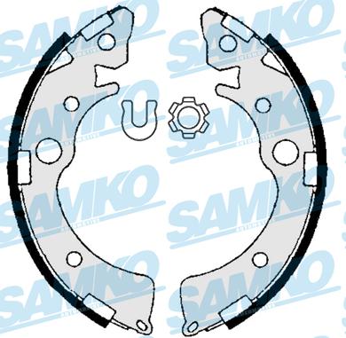 Samko 86980 - Комплект спирачна челюст vvparts.bg