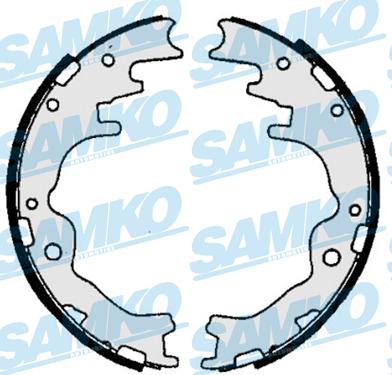 Samko 86510 - Комплект спирачна челюст vvparts.bg